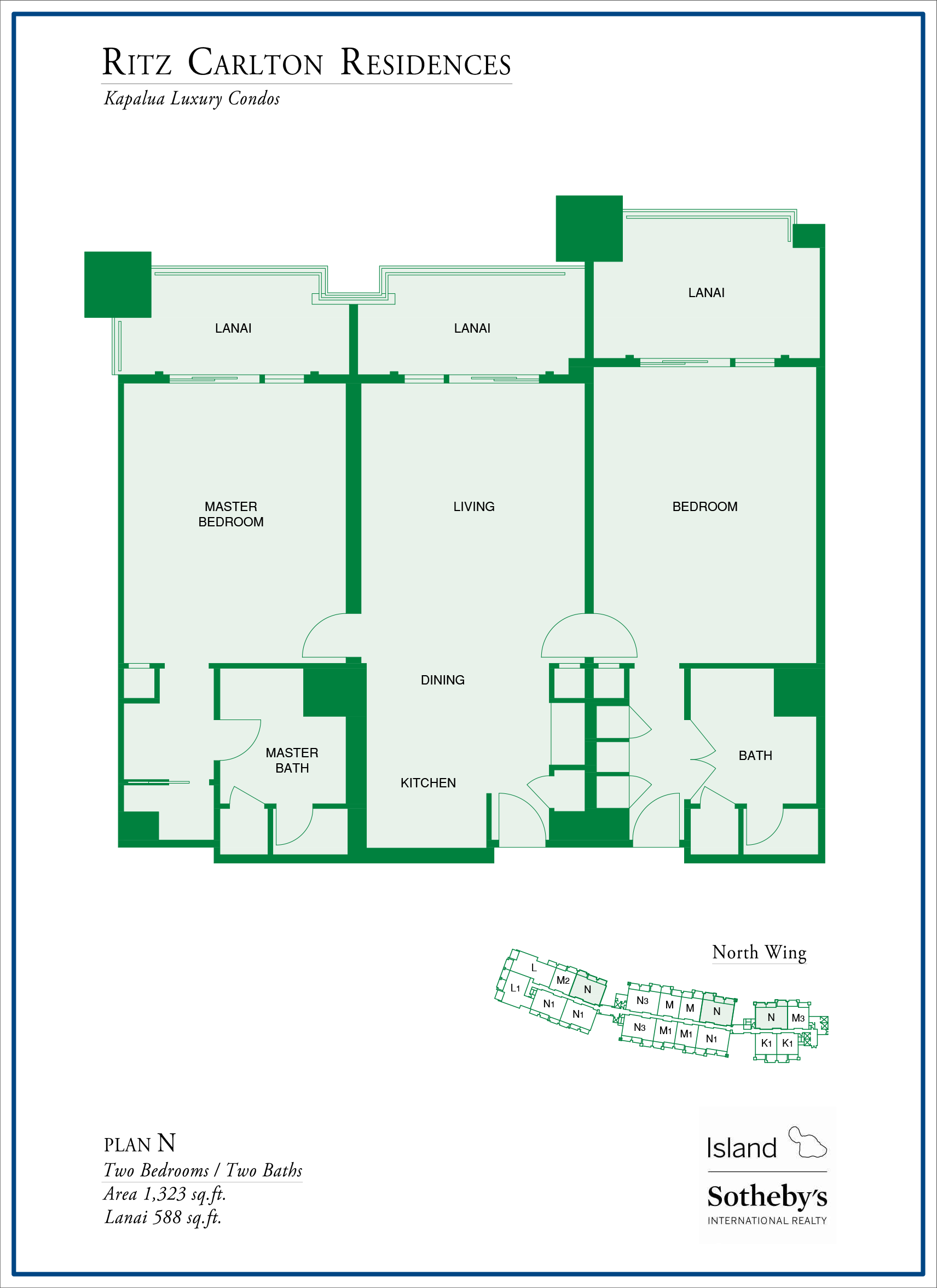 Ritz Residence Kapalua Floor Plan